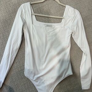 Babaton Cream Long Sleeve Bodysuit